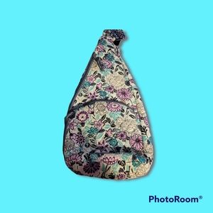 Vera Bradley Penelope's Garden Sling Backpack